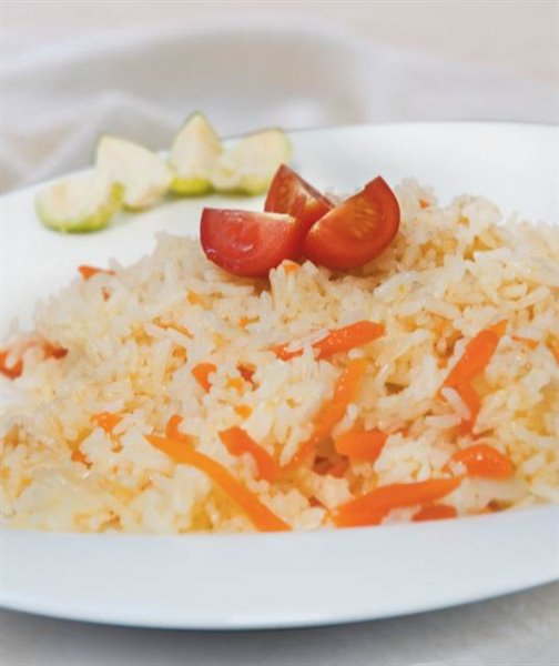 Reis zum Garnieren
